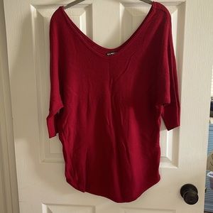 Red express sweater